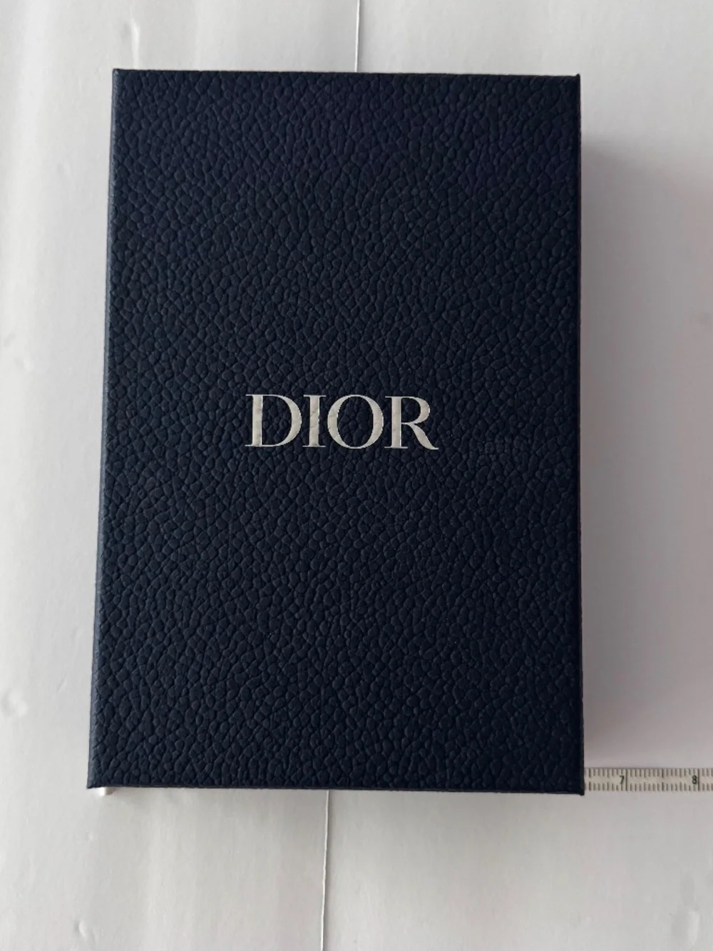 Dior Navy Blue Luxury Gift Box + Logo Drawstring Dust Bag
